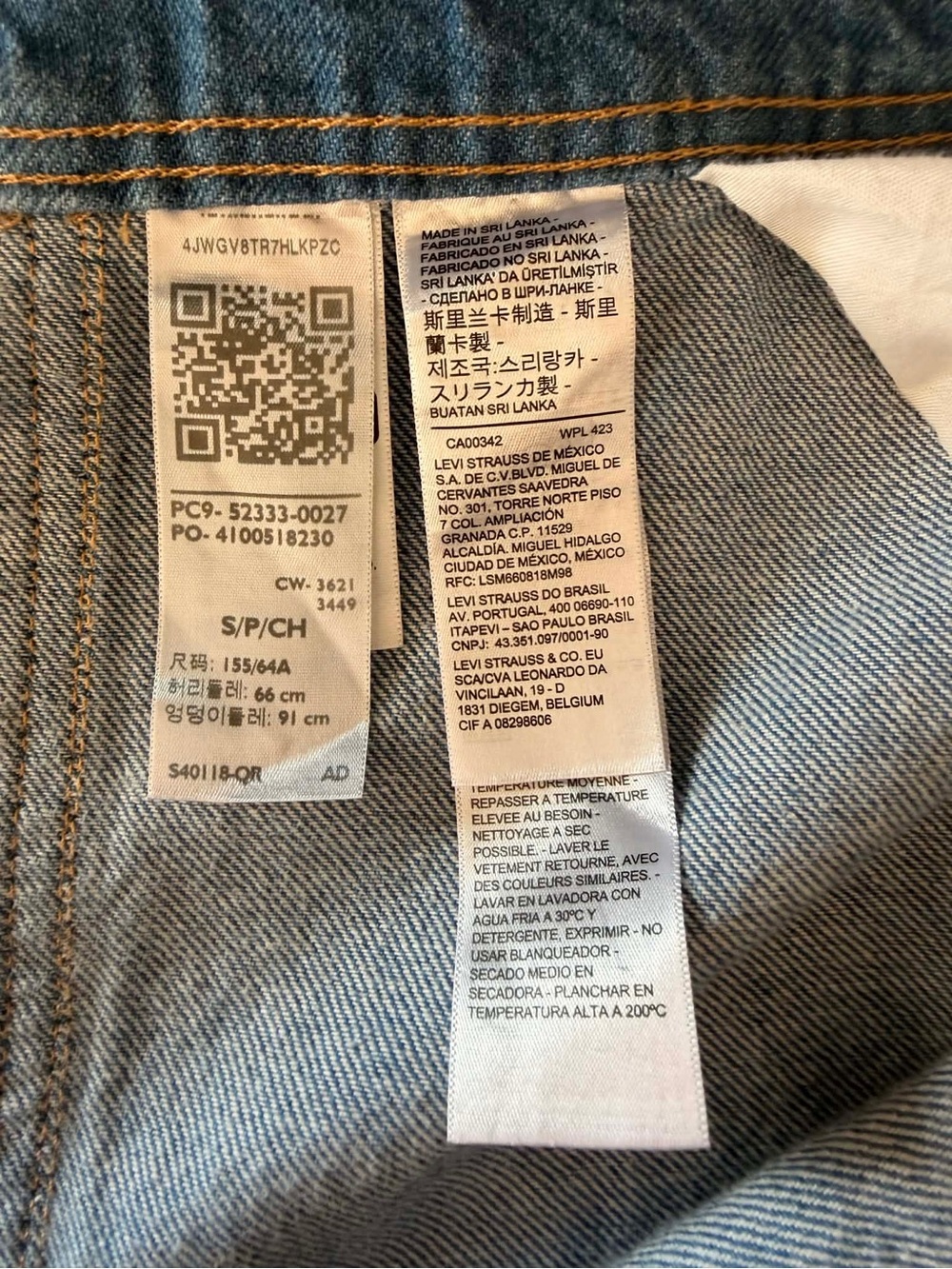 Levi's Denim Shortalls With Patch size Small  nwt from FreePeople website cute! - Picture 12 of 13